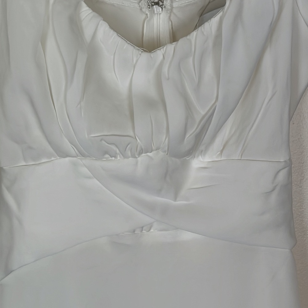Hello Molly White Midi Slip Dress, Size XS, Bridal or Wedding events - Picture 3 of 14